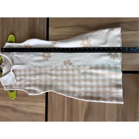 LE LIS Printed Sleeveless Front Button Detail Knit‎ Mini Dress - Picture 6 of 7